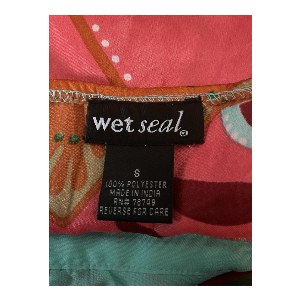 Wet Seal Halter Dress Floral Boho Print Size S - Picture 5 of 5
